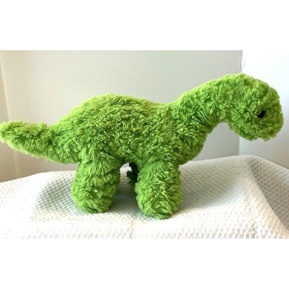 Manhattan Toy Company Dinosaur Lot Plush Stuffed Animal Brontosaurus Green Red - Picture 8 of 16